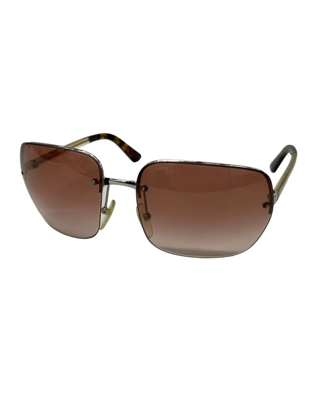 Prada Sunglasses Dark Brown Light Multi Eyewear